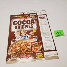 Kellogg's Cereal Box X RAY VIEWER 1991 Cocoa Krispies Treats Horror 1981 VTG 001