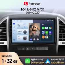 For Mercedes Vito W447 CarPlay GPS Sat Nav Android 14/13 DAB Radio Stereo SWC UK