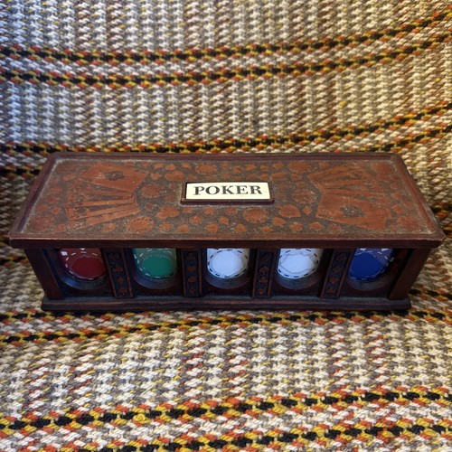 Vintage solid wooden boxed