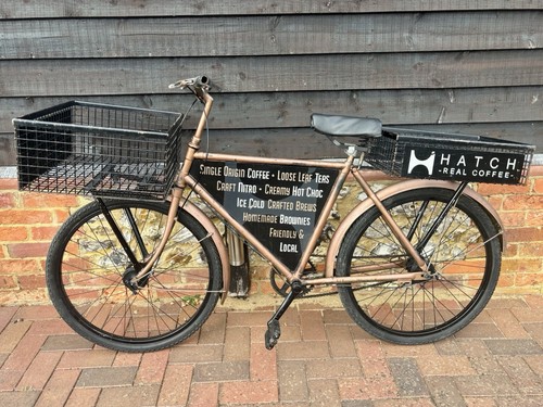 Butchers advertising bike - advertising,