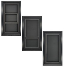 3D 15" x 8" BLACK Picture Photo Frame 14mm/0.5" Deep Medal Keepsake Medals Coin