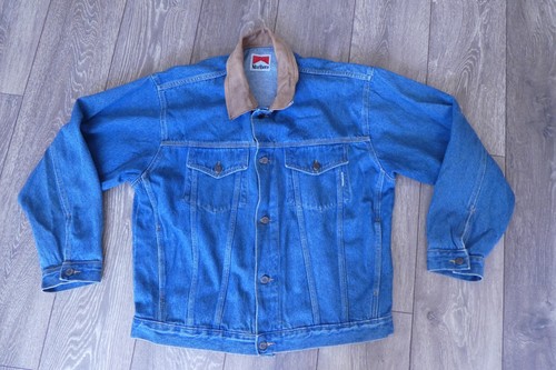 Vintage marlboro denim jacket - marlboro,