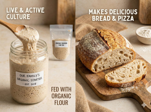 Fresh organic sourdough - organic,