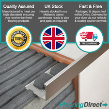 10 x Metal L Shape Tile Trim