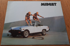 1976 USA MG MIDGET car sales brochure. American catalogue, Superb quality