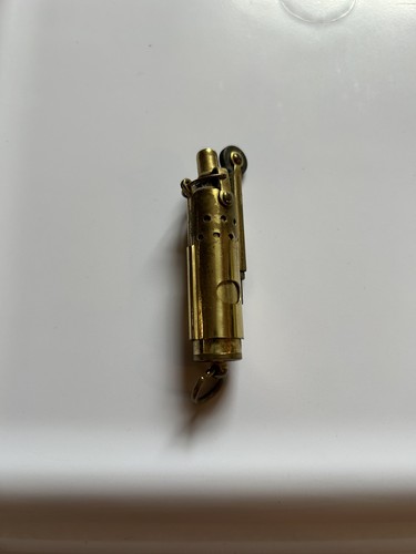 Antique brass trench lighter - trench,