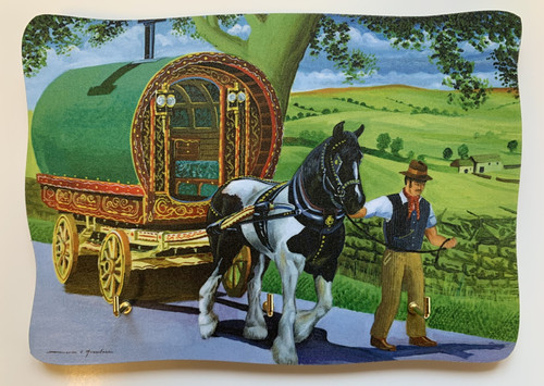 Romany gypsy caravan key - key, rack