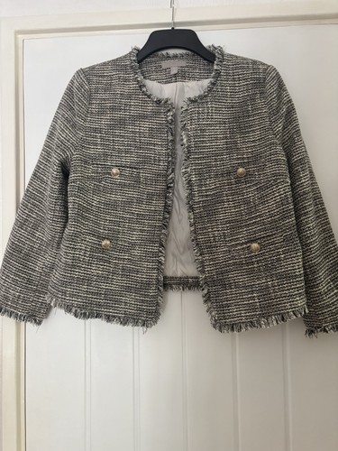 Boucle tweed jacket gold - boucle,