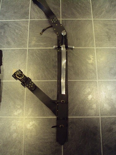 Heavy leather claymore sword - heavy,