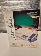 Vintage Hanson Electronics Nutrition Diet Scales 2kg Capacity