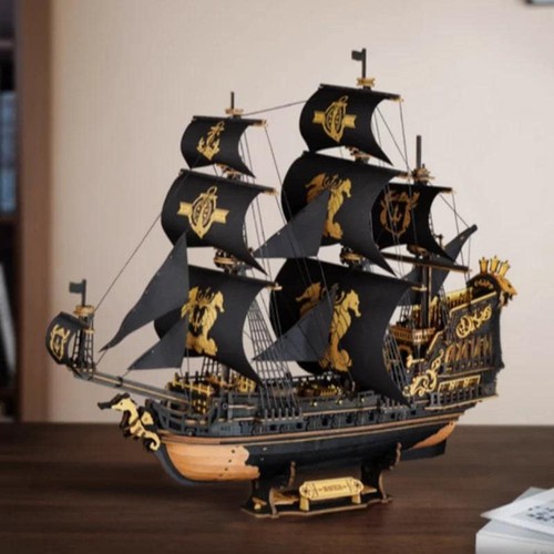 Rokr seahorse barque wooden - seahorse, 3d