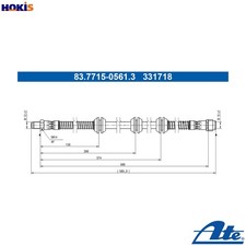 BRAKE HOSE 83.7715-0561.3 FOR