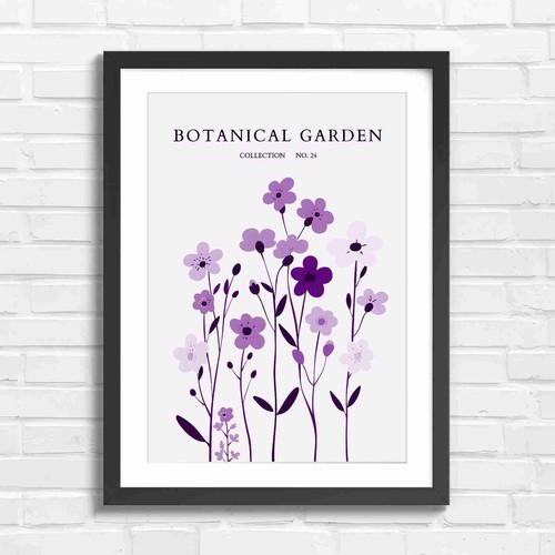 Botanical garden flower art - botanical,