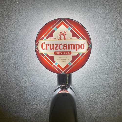 Brand new cruzcampo beer - brand,