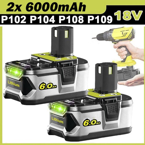 2pack 18v 0ah for - 6.0ah,