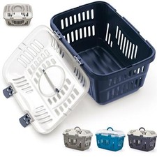 Cat Top Open Carrier Dog Puppy Basket Cage Portable Travel Kennel Training Box