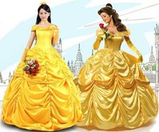 Adult Belle Cosplay Costume