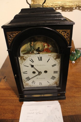 Ebonised twin fusee repeater - fusee,