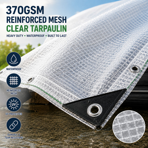 370gsm heavy duty clear - 370gsm,