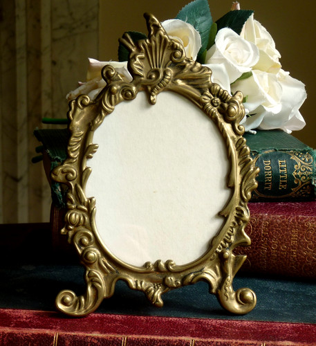 Vintage brass photo picture - brass,