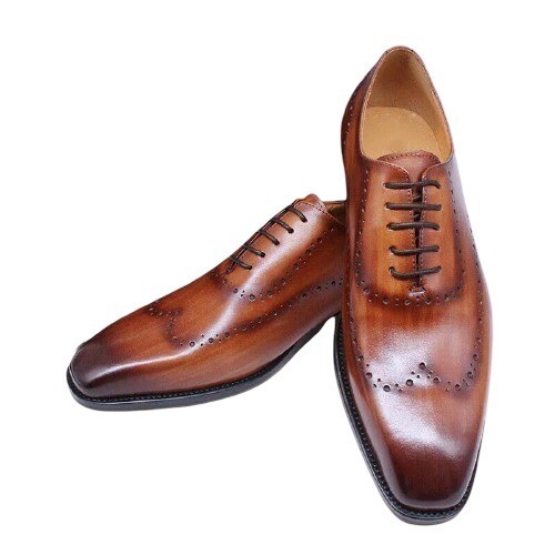 Handmade wingtip oxford lace - wingtip,