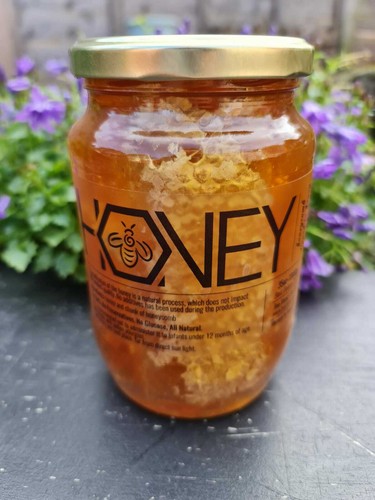 Raw wildflower honeycomb - wildflower, in