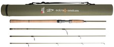 Abu Garcia Salmo Seeker 4pc Travel Spin Rods 8/9/10ft Fishing Spinning Salmon