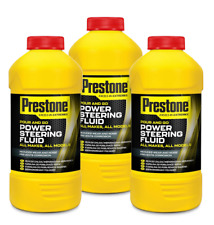 3x Prestone Power Steering Fluid Prevents Corrosion  For All Vehicles 355ml