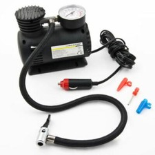 Dunlop 12V Car Electric Compact 250PSI Air Compressor Pump Bike Tyre Inflator