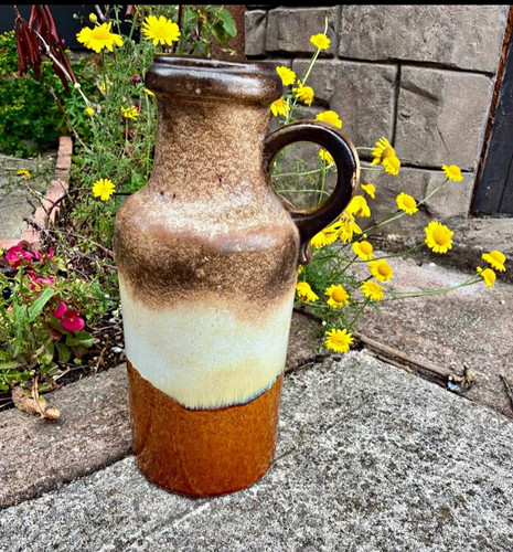 Vintage scheurich floor vase - floor,