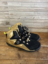Women's ZUMBA Energy Pop Boom High Top Size 13 Gold and Black
