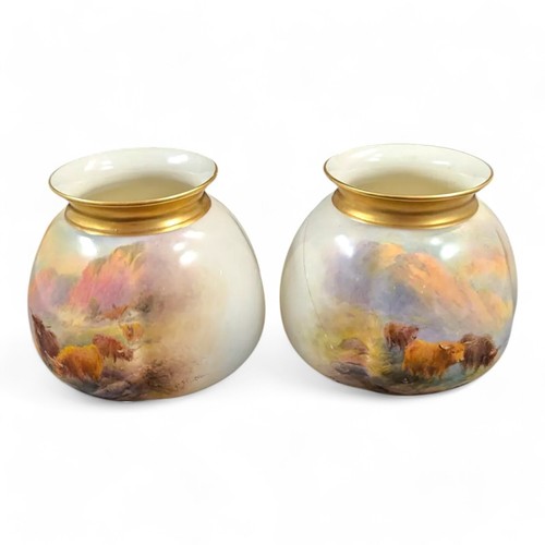 Pair royal worcester - a, of