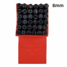 36 PCS Alphabet Number Letters Punch Kit Metal Stamp Set for Imprinting Marks