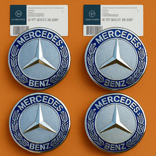 Mercedes Benz CLS Alloy Wheel Centre Caps 75mm Hub Set of 4
