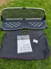 BMW Mini Wind Deflector & Bag R57 R52 (2002 - 2013) - CHROME EDITION -