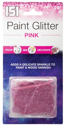 Pink paint glitter adds - glitter,