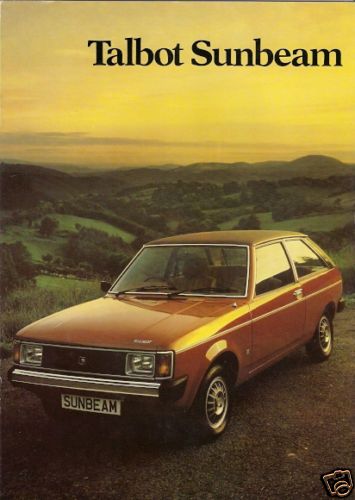 Talbot sunbeam 1979 - sunbeam, uk