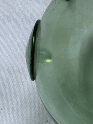 Vintage green glass fishing - vintage,