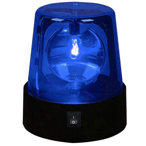 3inch rotating blue led police - 3inch,
