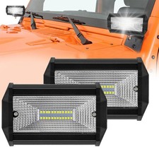 2x 72W Bright Square LED Work