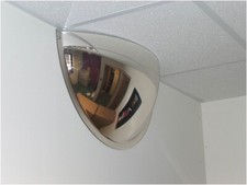 Convex Half Dome Safety Mirror 600mm Wide Angle DOME SECURIKEY SKU M18535H 