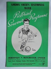 1952/53 Hibernian v Manchester