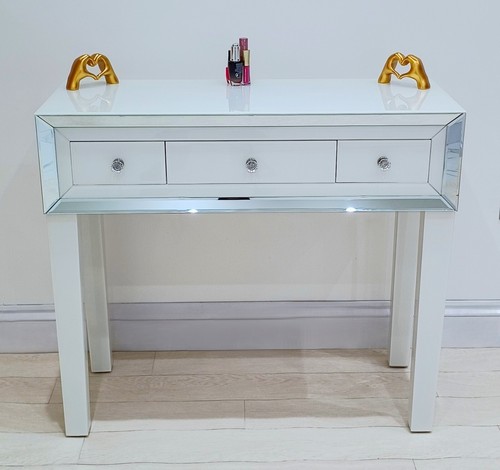 Mirrored dressing table white - dressing,