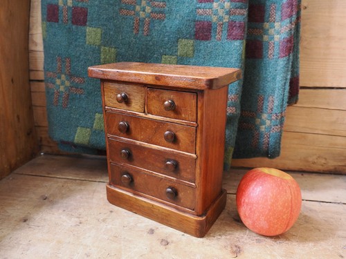 Charming miniature antique - a,