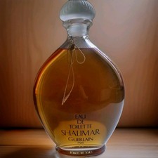 New Sealed 1996 Guerlain Shalimar 1000ml 1 Litre Eau De Toilette teardrop PL196