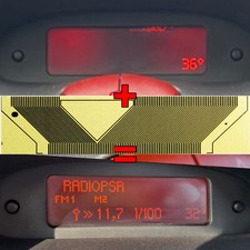 Multi Info Display Display Clock Repair Pixel Film Fits Peugeot 206