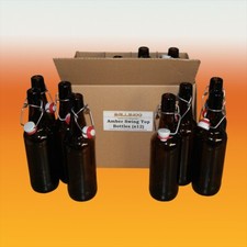 Amber Swing/Flip Top - 500ml