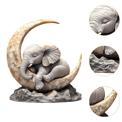 Ornament table elephant - 2d,
