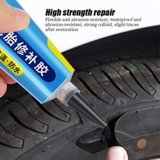 2pcs Car Rubber Tire Repair Liquid Glue Tyre Cracks Adhesive Tools Artifact UK