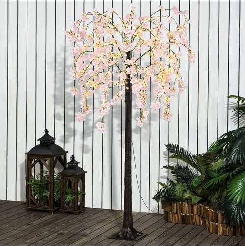 Pink artificial cherry blossom - artificial,